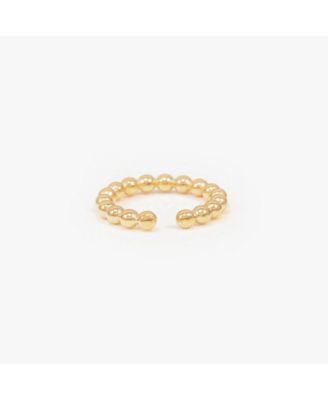 Brigitte Ball Chain Open Ring
