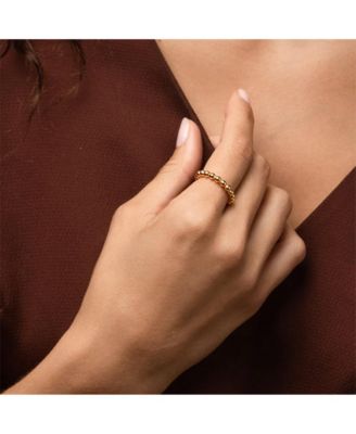 Brigitte Ball Chain Open Ring