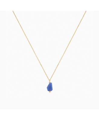 Yvette Natural Stone Necklace, Dainty, Colorful, Gift