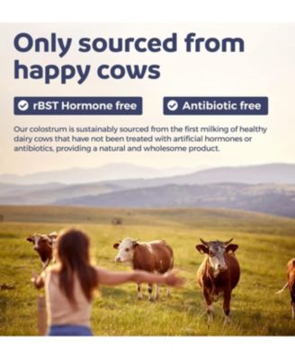 Colostrum 1,000mg (Non-GMO) 30% IgG Immunoglobulins, Immune System, Gut & Respiratory Health Capsules, Bovine Colostrum, Health's Harmony, 120ct