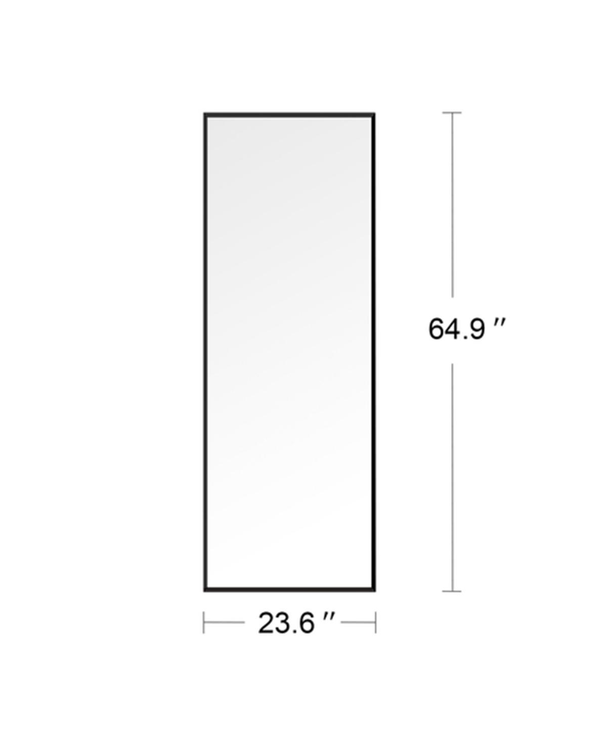 Streamdale Furniture Wall-Mounted Alloy Frame Full Length Mirror