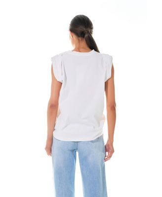 Women's Folded Sleeve Top