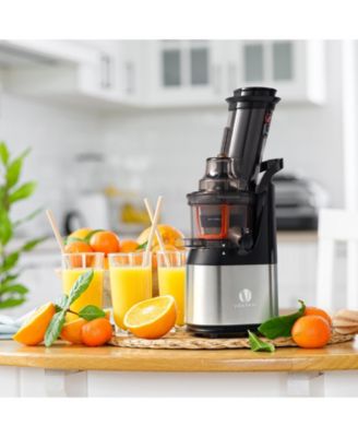Masticating Juicer - Slow Cold Press Juice Maker - Black