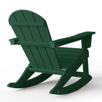 Outdoor Patio Porch Rocking Adirondack Chair (Set of 2)