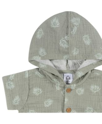 Baby Boys Hooded Romper
