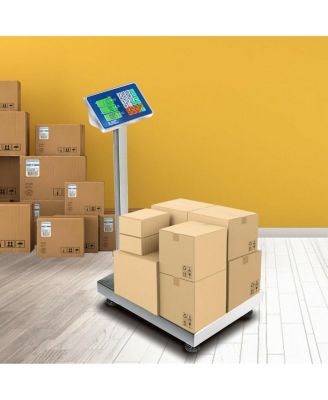 660 lbs Weight Platform Scale Digital Floor Folding Scale