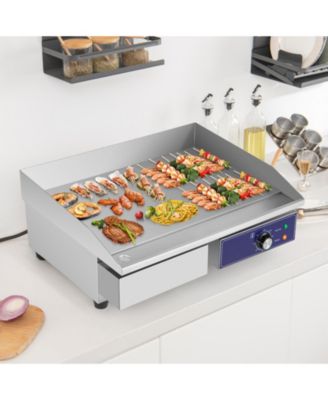Commercial Electric Griddle with 122 -572  Adjustable Temperature Control