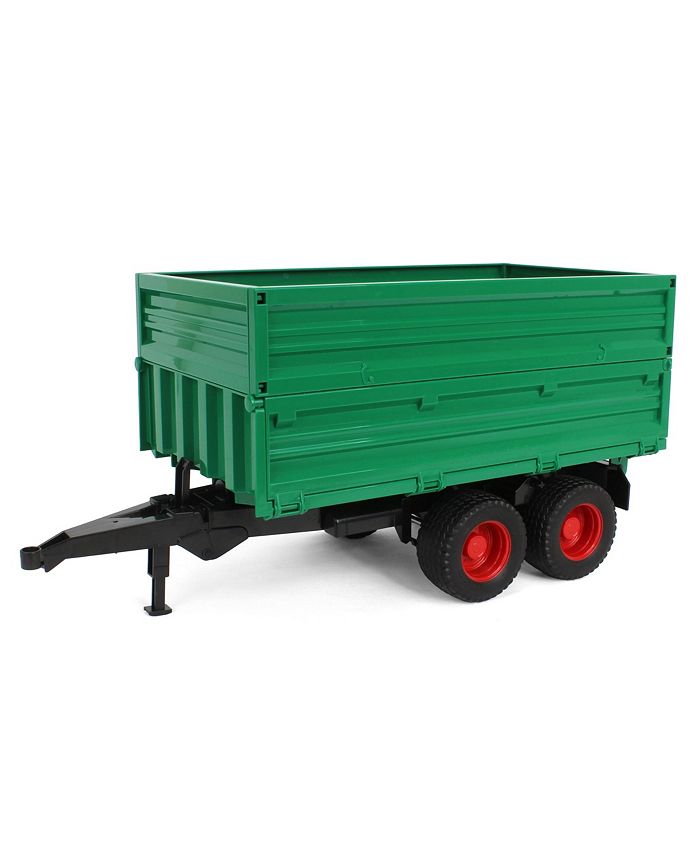 Remolque Bruder Welger Escala 1:16 - Juguete De Tractor Con Puertas Abatibles Y Portón Deslizante