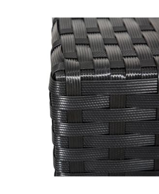 4-Piece Modern Patio Conversation Sofa Set with Cushions