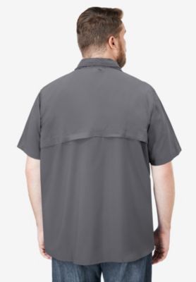 Big & Tall by KingSize Off-Shore Short-Sleeve Sports Shirt