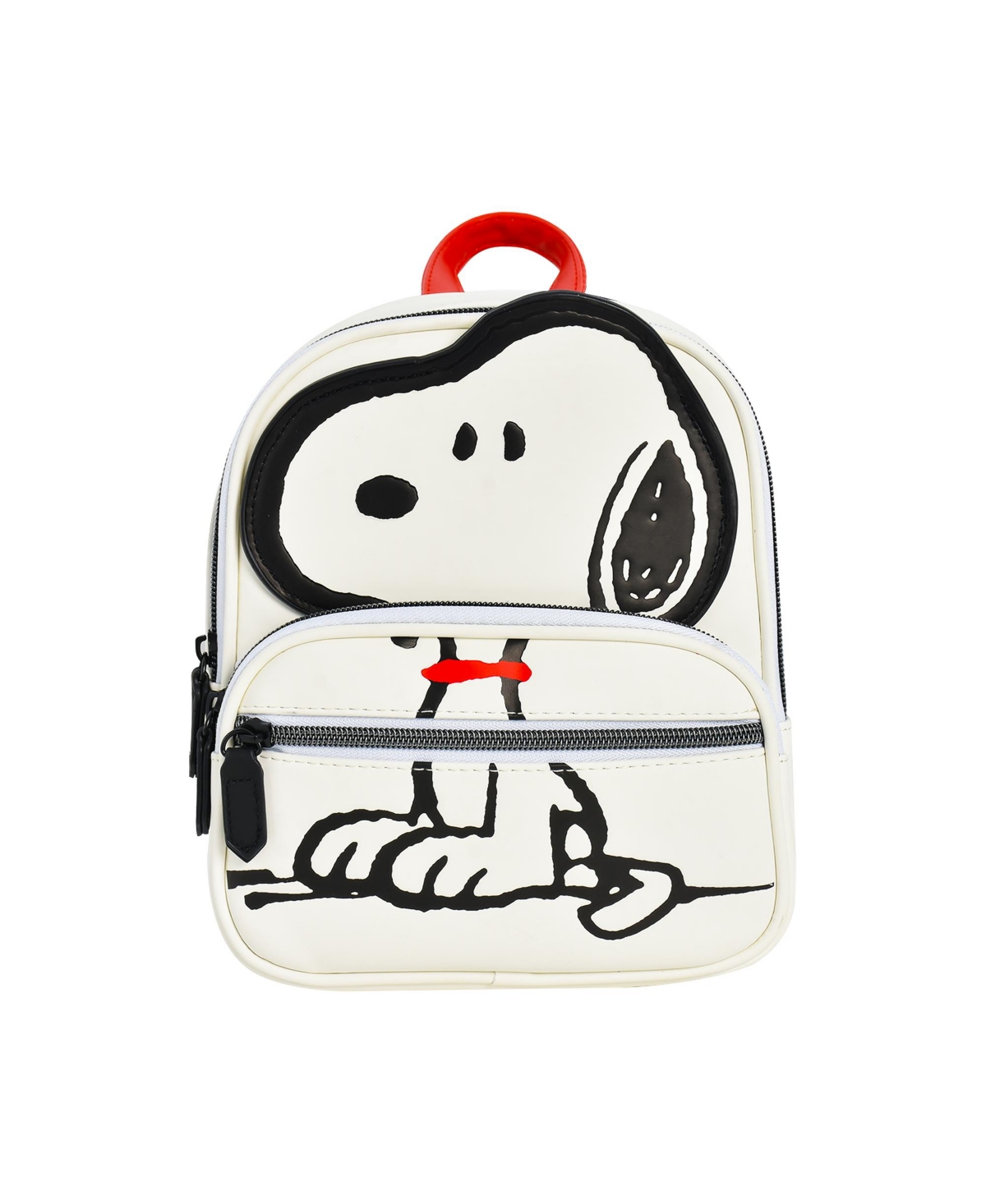 Snoopy Red Collar Mini Backpack - White