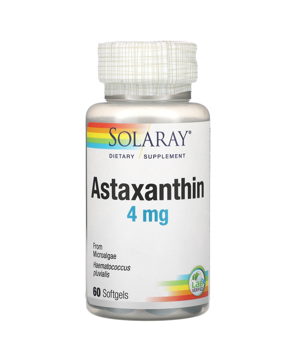 Astaxanthin 4 mg - 60 Softgels - Assorted Pre-pack (See Table