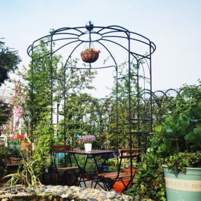 Birdcage Shaped Metal Garden Arch Gazebo