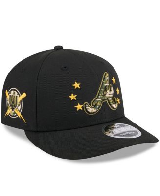 New Era Men's Black Atlanta Braves 2024 Armed Forces Day Low Profile ...