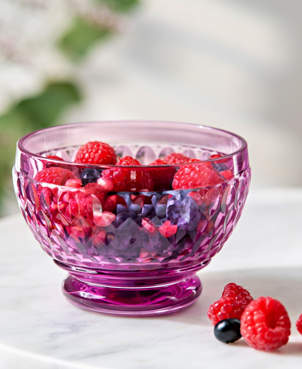 Villeroy & Boch Set Of 4 Boston Berry Individual Bowls In Berry