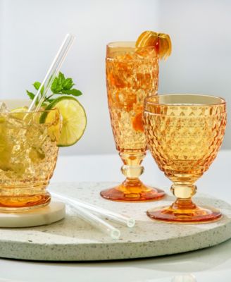 Boston Red Wine Glasses, Set of 4 