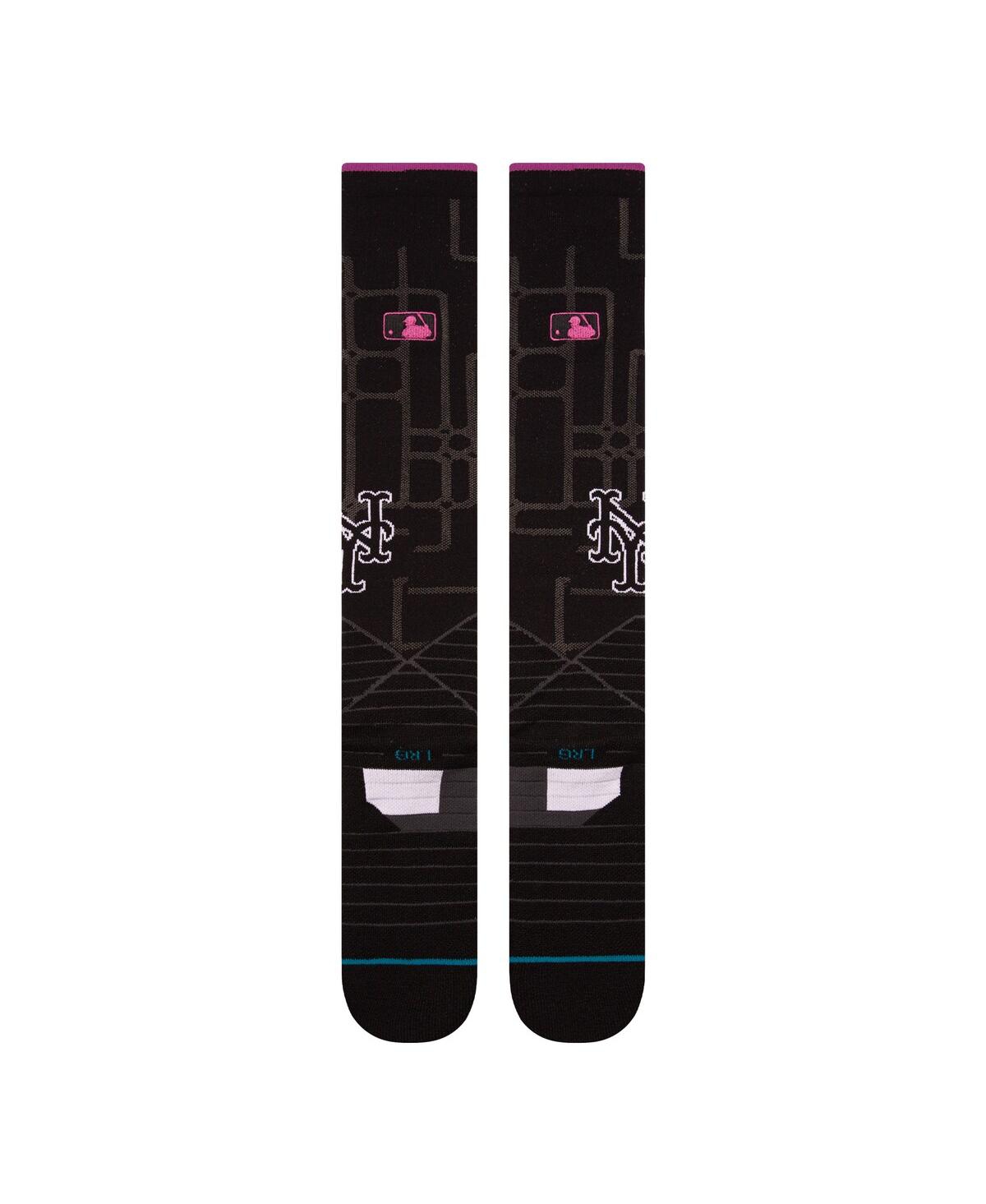 Stance Men's and Women'sNew York Mets 2024 City Connect Over the Calf Socks - Black