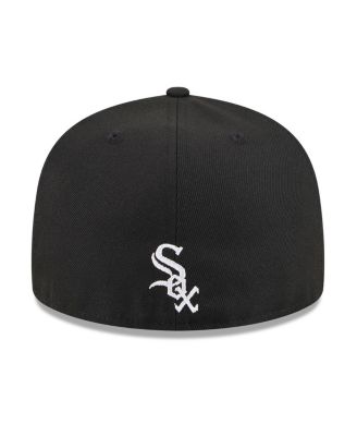 Men's Black Chicago White Sox Game Day Overlap 59FIFTY Fitted Hat
