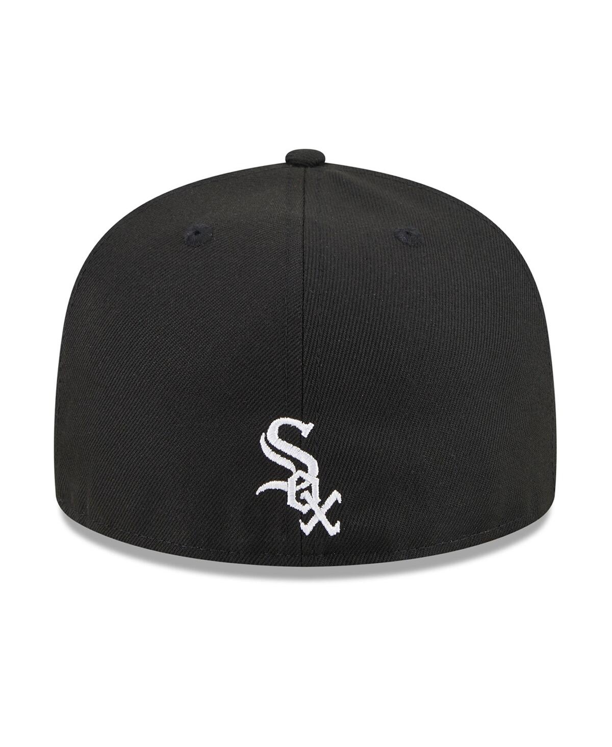 New Era Men'sChicago White Sox Game Day Overlap 59FIFTY Fitted Hat - Black