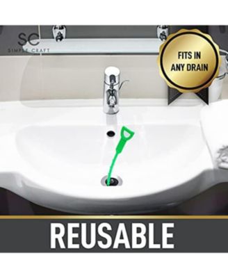 20-Inch Plumbing Snake Drain Clog Remover - 3 Pack