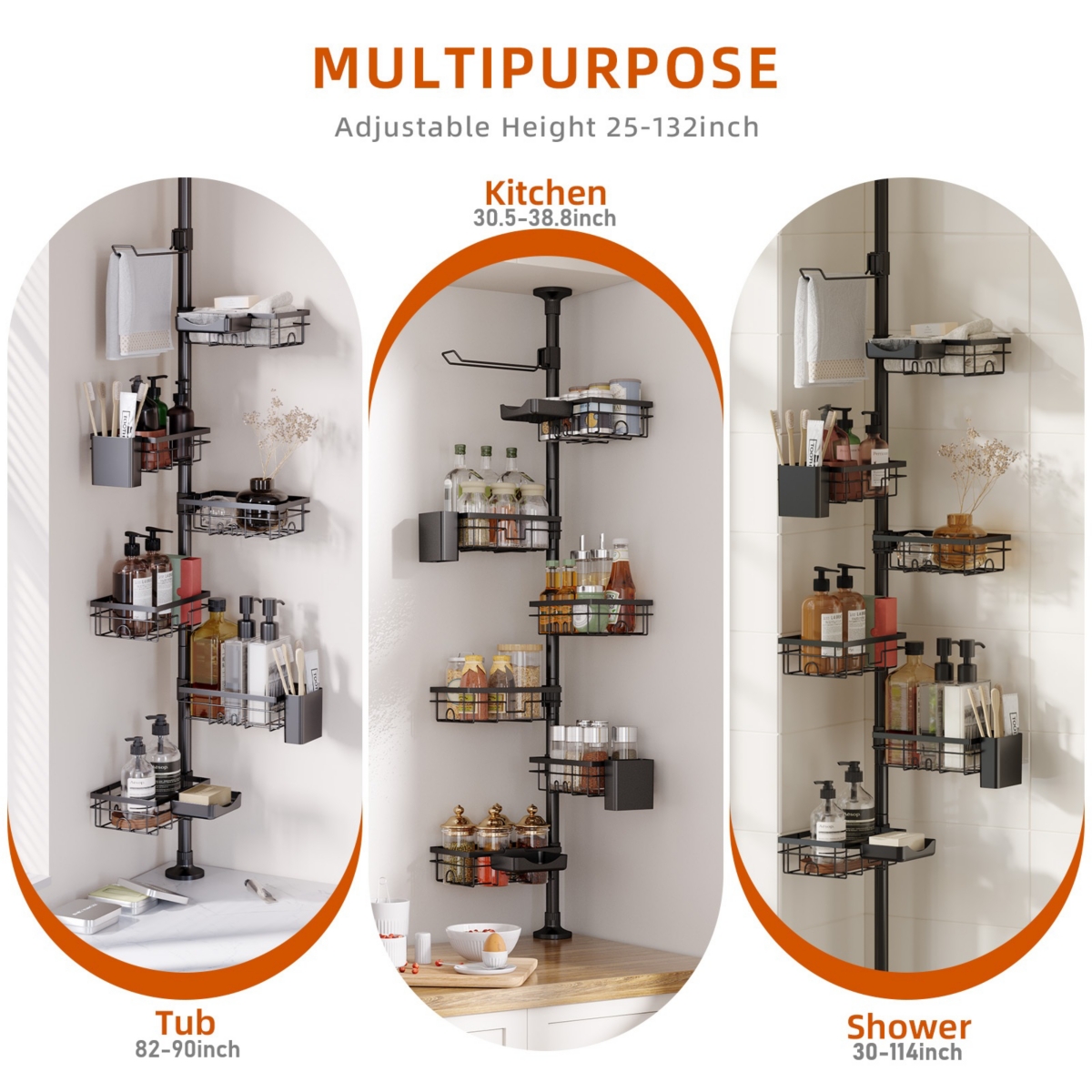 Sugift 2-1 Portable Vertical 2-Tier Clothes Drying Rack