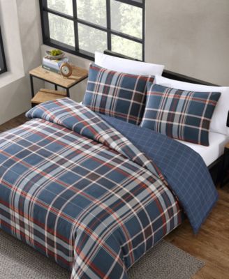 Shasta Lake Microsuede 3 Piece Duvet Cover Set, King