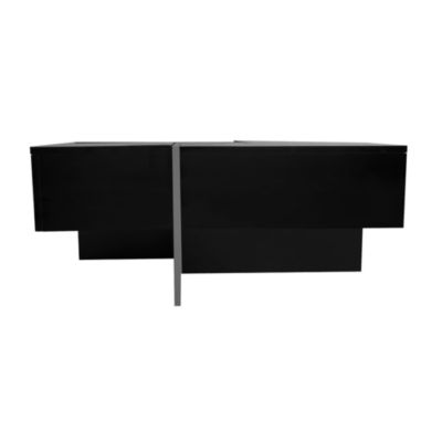 Streamdale Modern Square Coffee Table with Hidden Storage and Extendable Tabletop