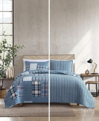 Hawthorne Reversible 3 Piece Quilt Set, King