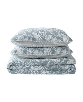 CLOSEOUT! Fern Garden Reversible 2 Piece Quilt Set, Twin