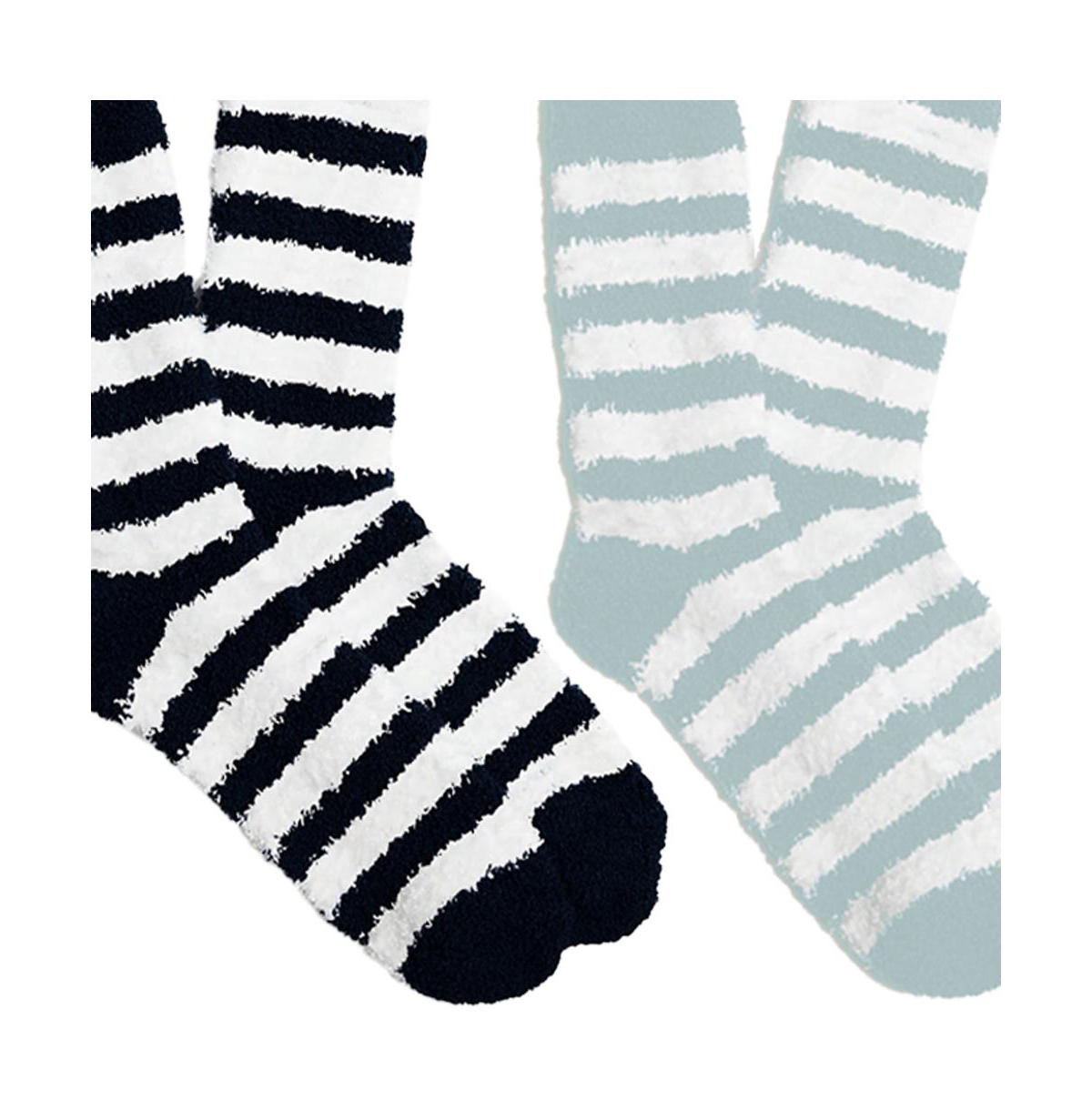 Stems Women's Striped Cozy Socks Two Pack