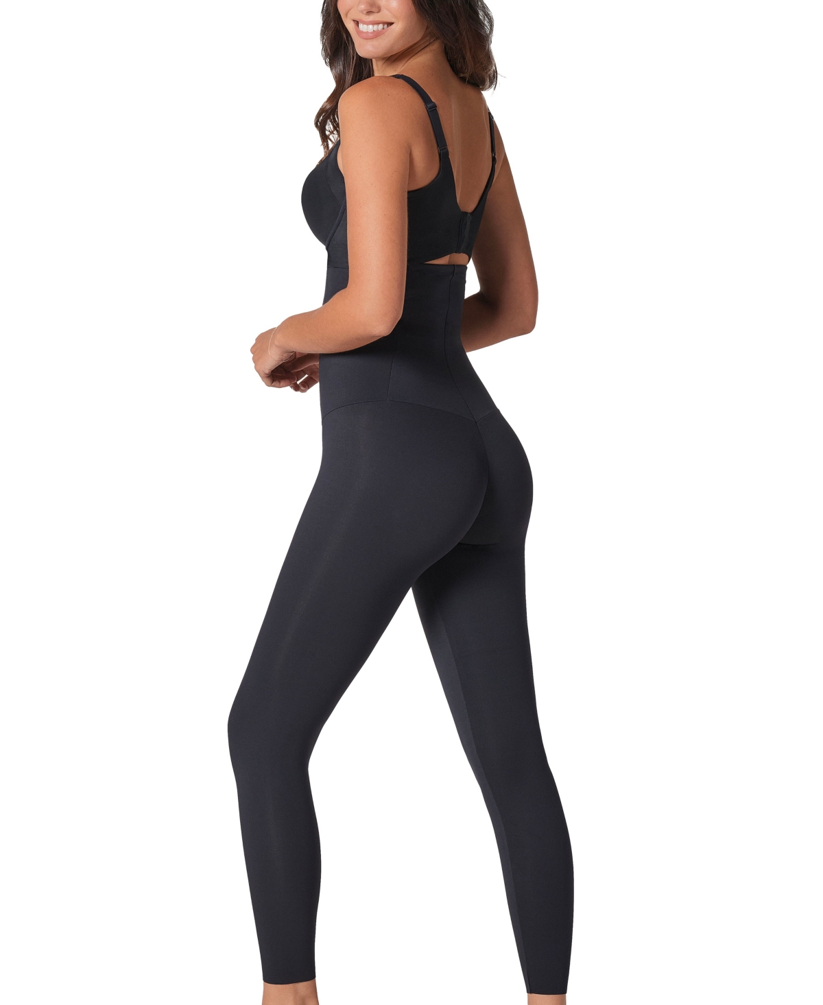 Leonisa Women's Extra High Waisted Firm Compression Leggings