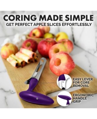 Premium Apple Corer Tool Stainless Steel Serrated Blade