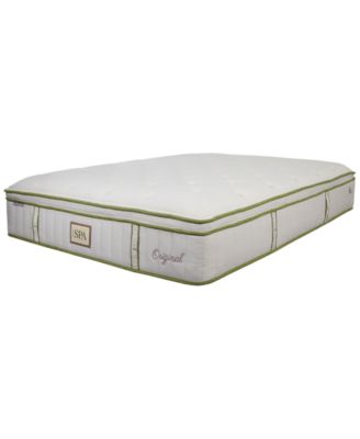 Nature Spa Jasmine 15" Ultra Plush Eurotop Mattress-California King, Created for Macy's 