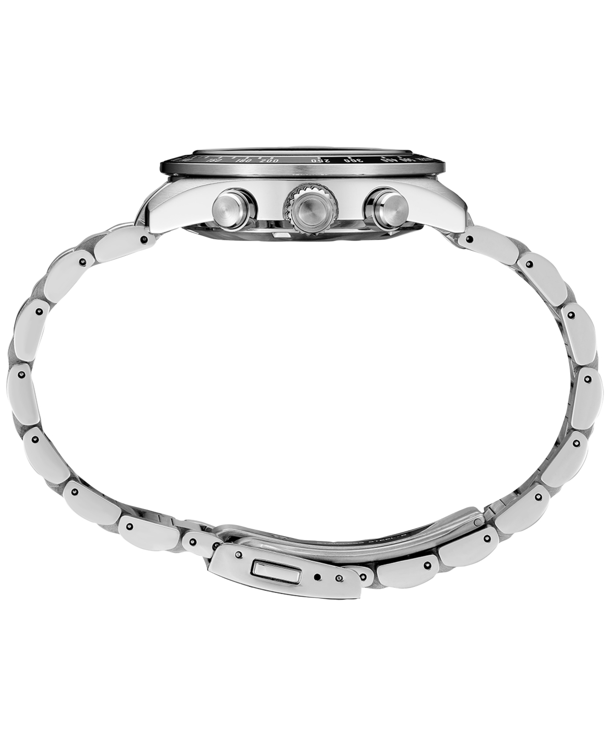 Seiko Men's Chronograph Solar Prospex Speedtimer Stainless Steel Bracelet Watch 41mm In Silver