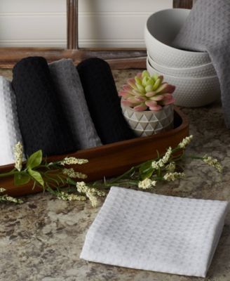 Cotton Kitchen Collection Dishtowel Set, 18x26", Assorted Neutrals, 6 Piece