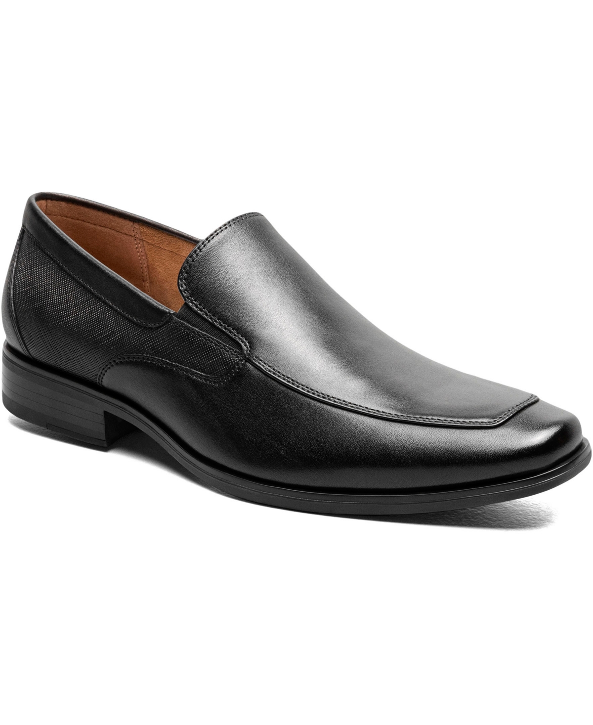 Men's Jackson Moc Toe Slip On Dress Shoes - Black