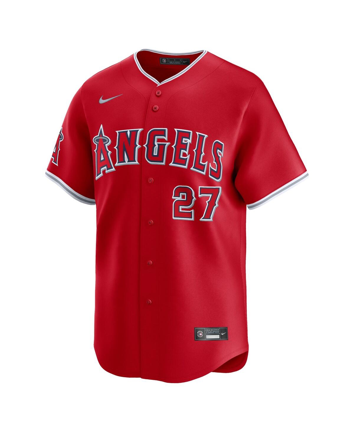 Nike Men's Mike TroutLos Angeles Angels Alternate Limited Player Jersey - Red