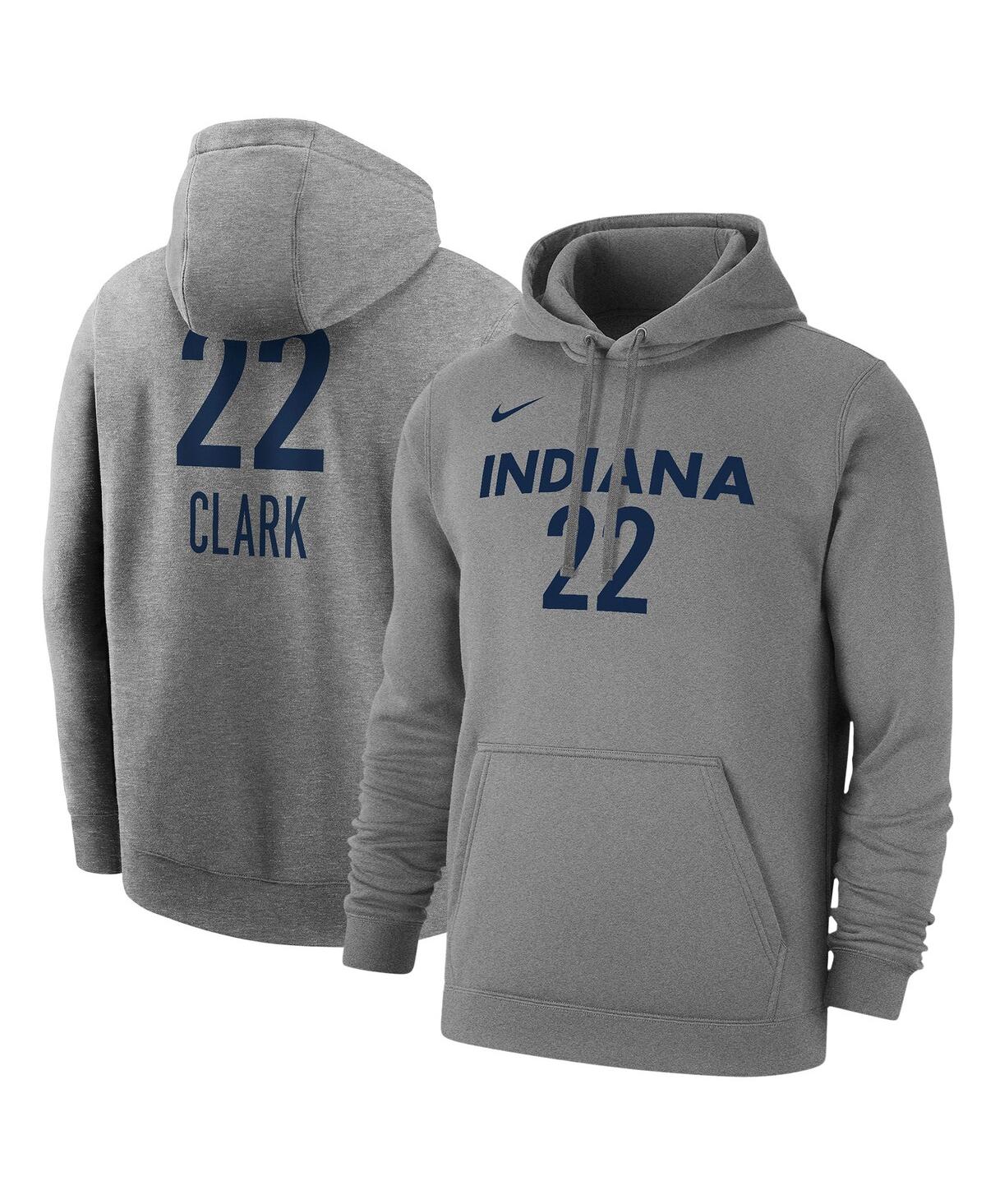 Nike Men's And Women's Caitlin Clark Heather Gray Indiana Fever 2024 Wnba Draft Player Name Number Pullov In Multi
