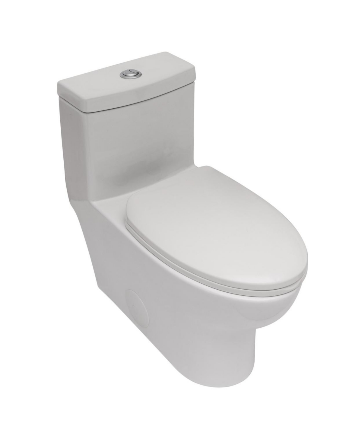 Ceramic One Piece Toilet, Dual Flush With Soft Closing Seat 0001 - White