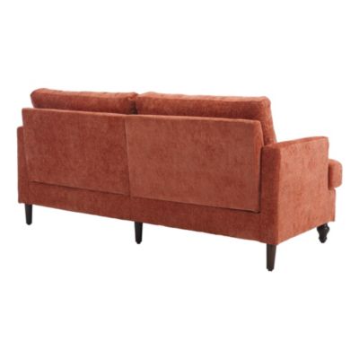 Modern Chenille 2-Seat Loveseat