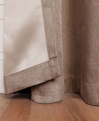 Linen-Inspired Classic Room Darkening Modern Fade Resistant 2-Piece Curtain Set with Grommet Header Top, 42" X 63"