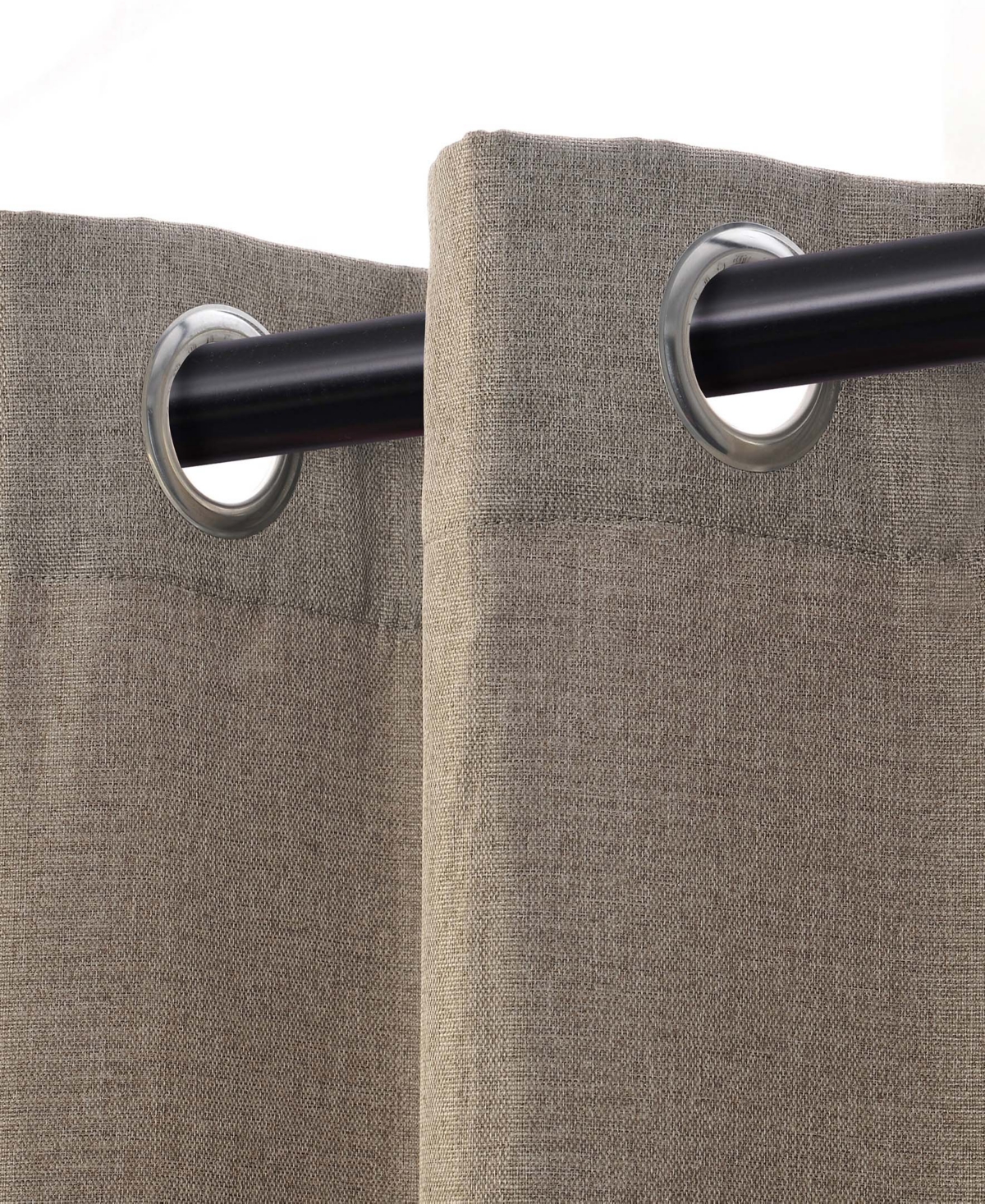 Linen-Inspired Classic Room Darkening Modern Fade Resistant 8-Piece Curtain Set with Grommet Header Top, 42" X 63" - Marshmellow