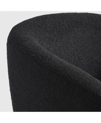 29" Wide Mid Century Modern Club Barrel Accent Armchair, Set of 2