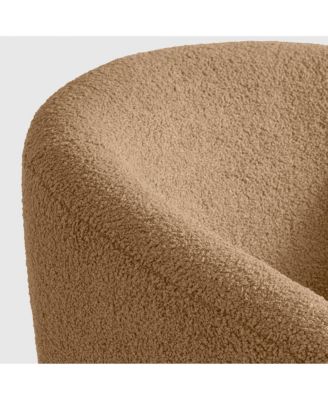 29" Wide Mid Century Modern Club Barrel Accent Armchair, Set of 2