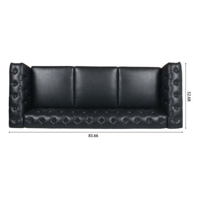 Traditional Sofa with Removable Cushions