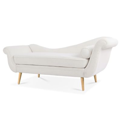 Chaise Lounge With Scroll Arms