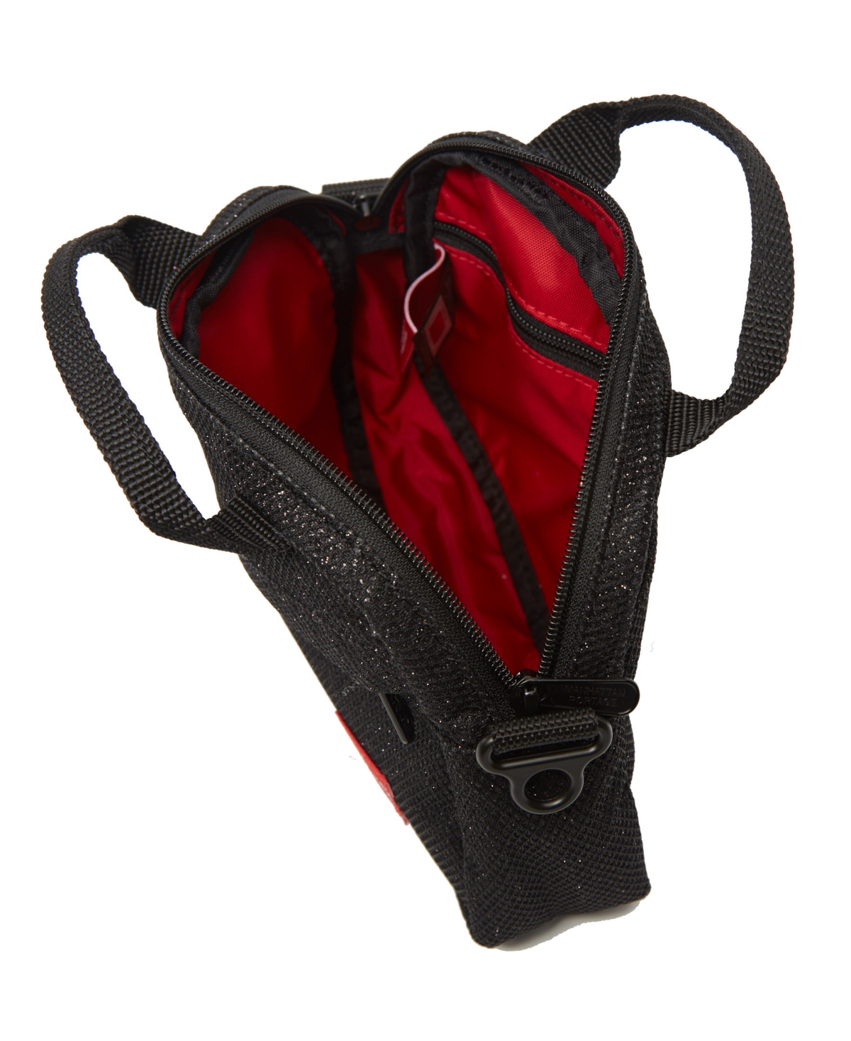 Manhattan Portage Fabric Shoulder Bag In Black