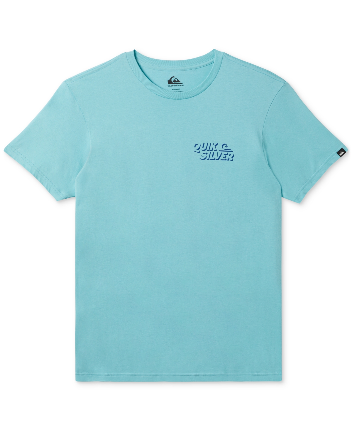 Quiksilver Men's Shadow Knock Regular-Fit Logo Graphic T-Shirt - Bha0-marin