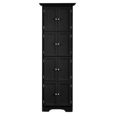 Streamdale Modern   Tall Storage Cabinet, 4 Shelves