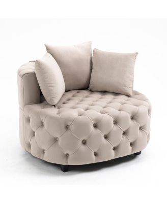 Classical Barrel Chair for Living Room